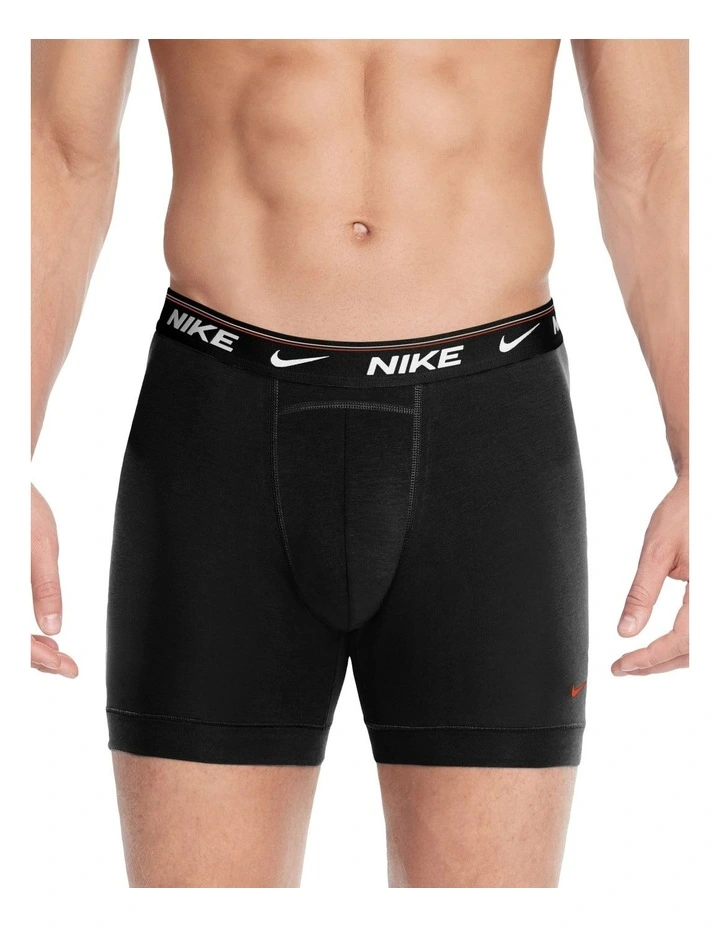 Micro Trek Boxer Briefs 3 Pack in Black