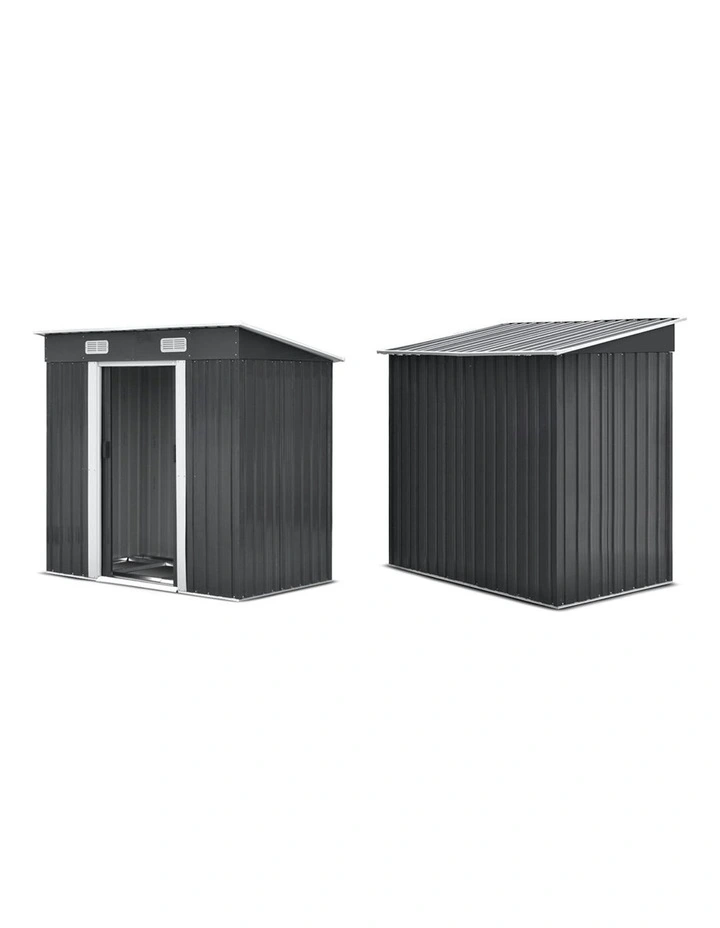 Garden Shed 1.94x1.21M With Base In Grey