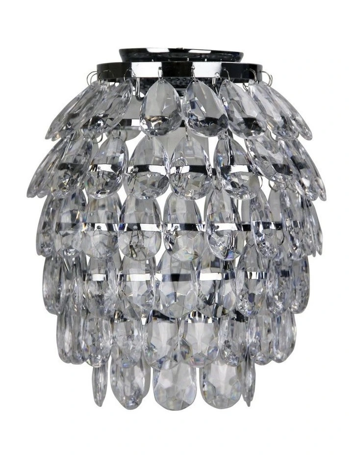 Bling Glass Crystal Drop DIY Batten Fix