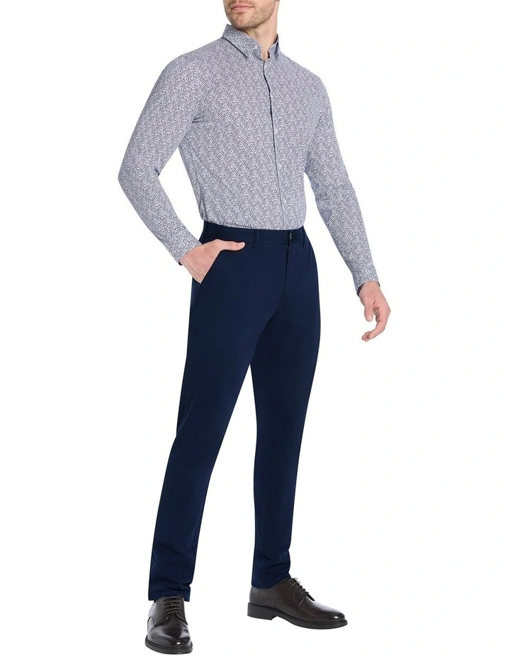 Blue You Are Long Sleeve Shirt in Blue Multi