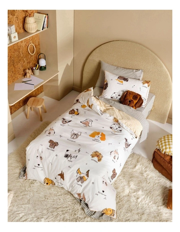 Scruffy Freddy Novelty Cushion in Brown