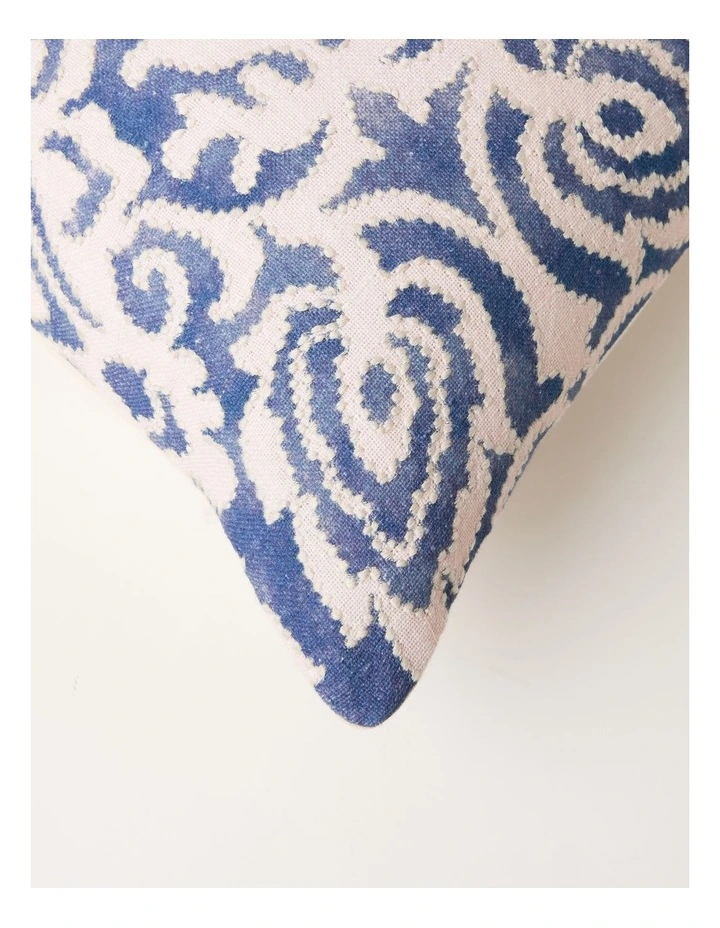 Rose Cushion in Navy
