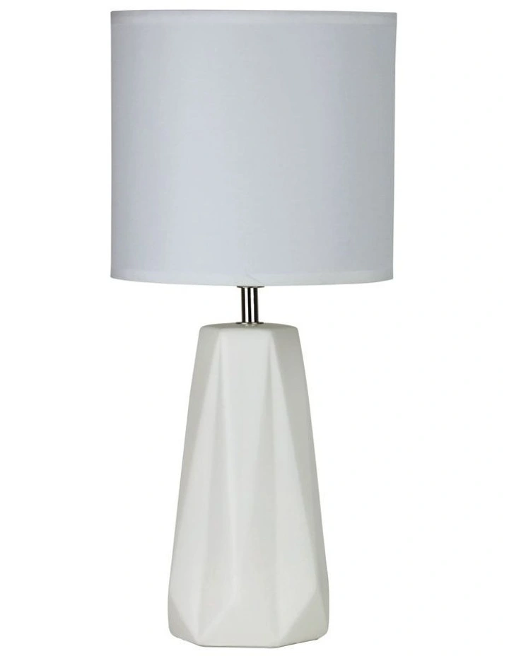 Shelly Ceramic Table Lamp White