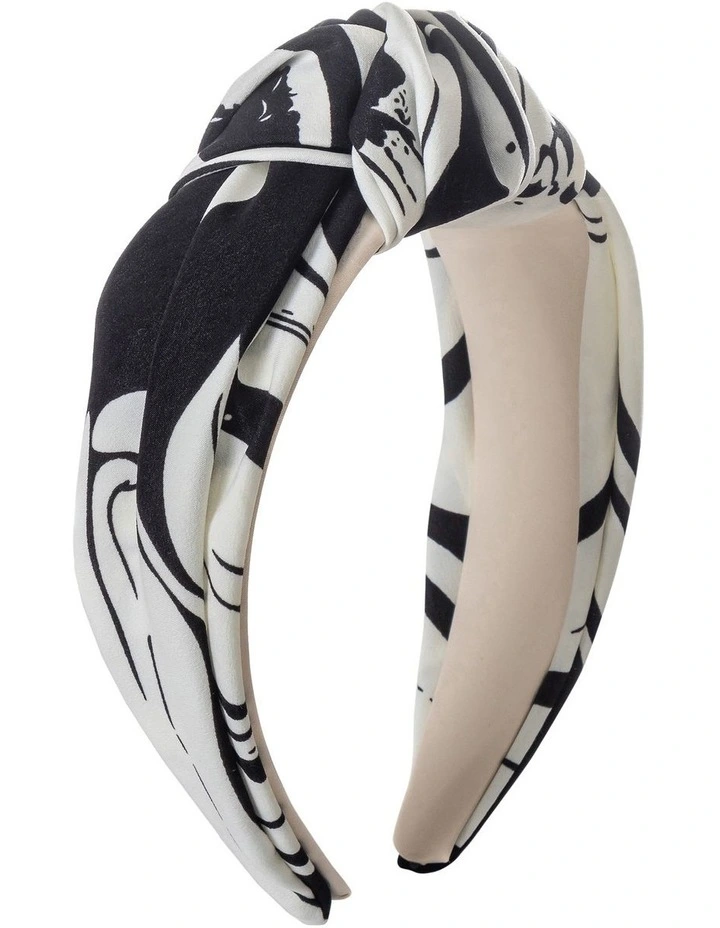 Print Turban Headband in Multi