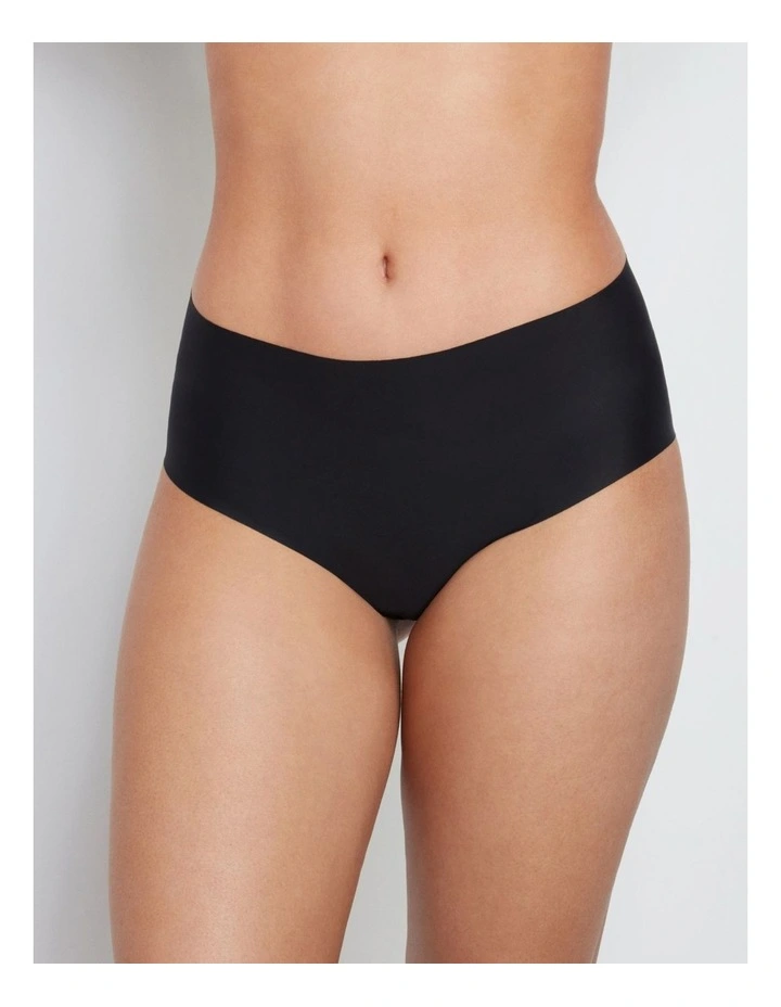 No Show High Rise Brief in Black