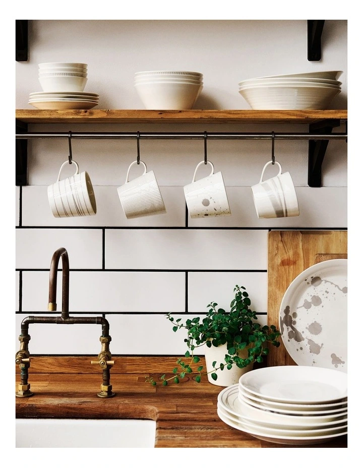 Pacific 16cm Assorted Set of 4 Plates Stone
