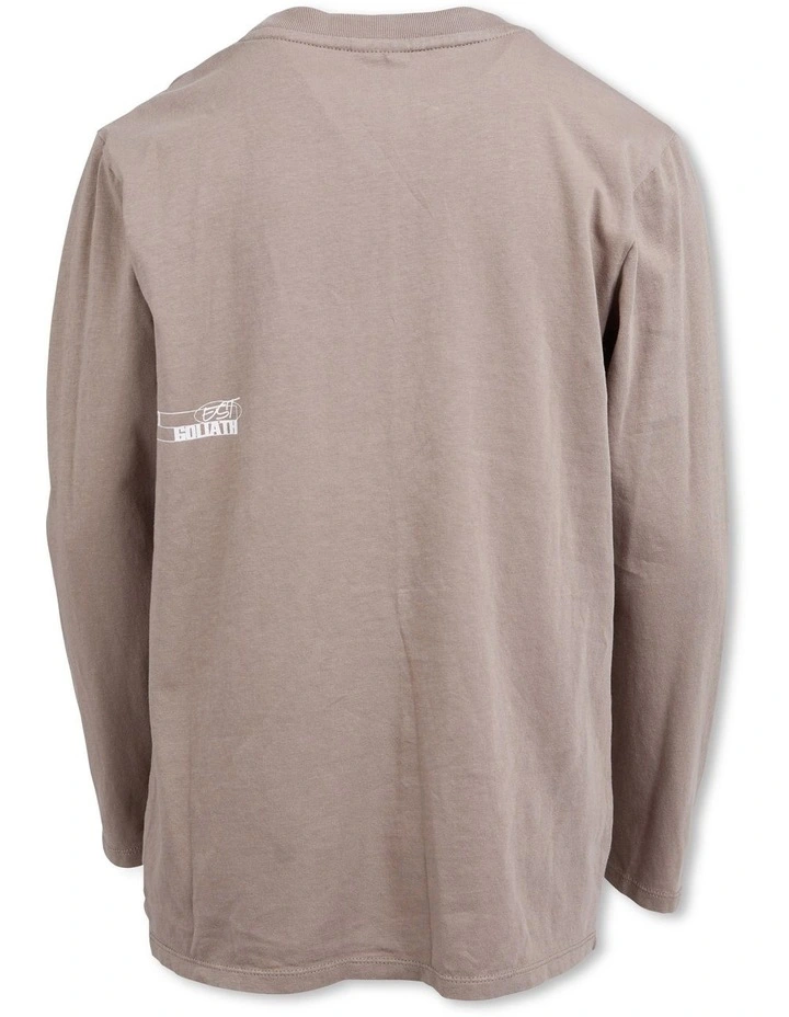Legacy Long Sleeve tee in Mushroom