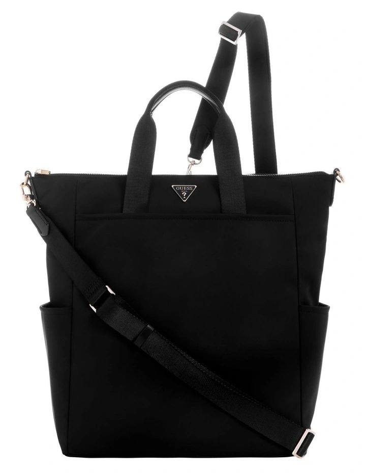 Eco Gemma Convertable Tote in Black