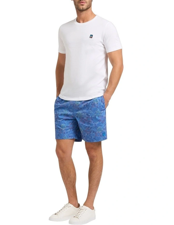 Put A Shell On You Swim Short in Blue Multi