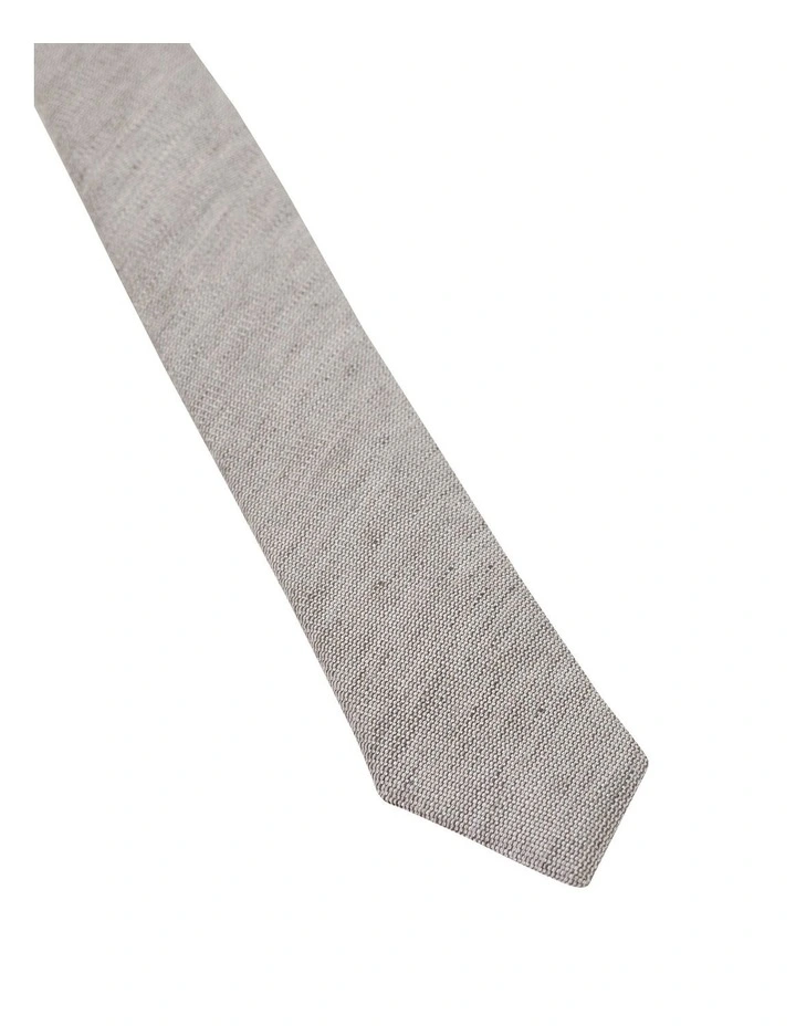 Coco Weave Skinny 5.5cm Tie in Natural