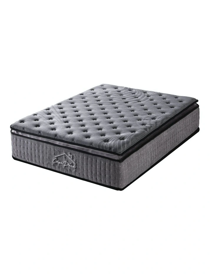 Pillowtop Bamboo Pocket Spring Mattress in Charcoal