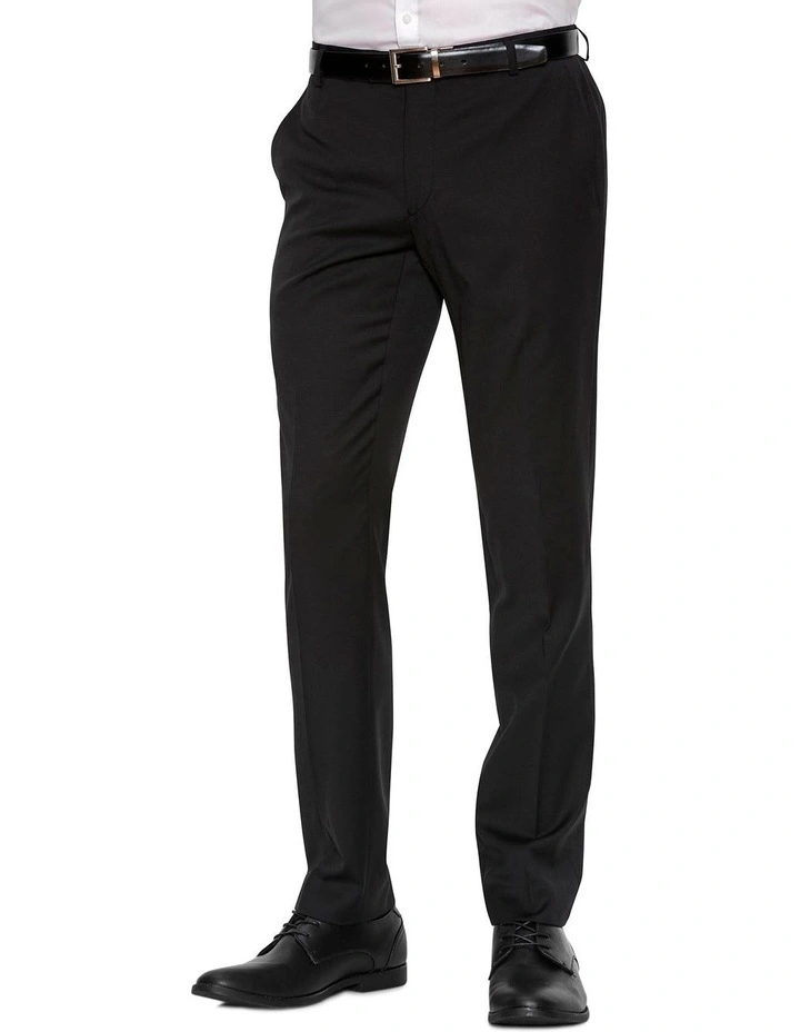 Slim Fit Black Rebellion Trouser F34087