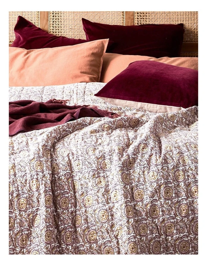 Jaipur Coverlet in Pink