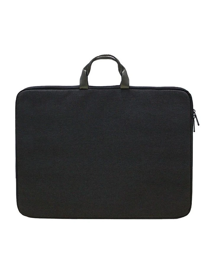 Water-Resistant 15.6 Laptop Sleeve Bag in Black