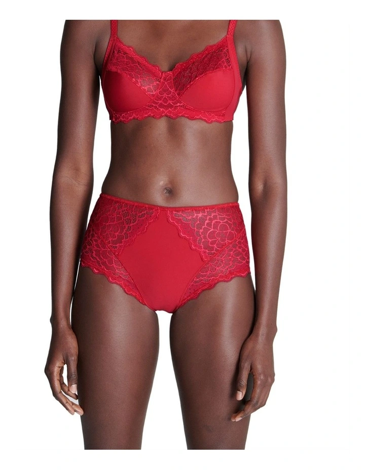 Caresse Culotte Brief in Red