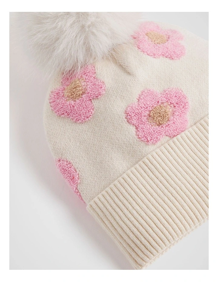 Mini Daisy Beanie in Multi