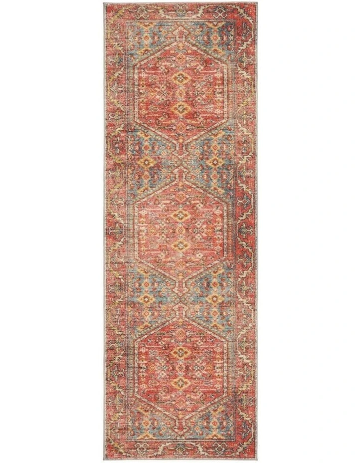 Legacy 856 Runner Rug in Crimson