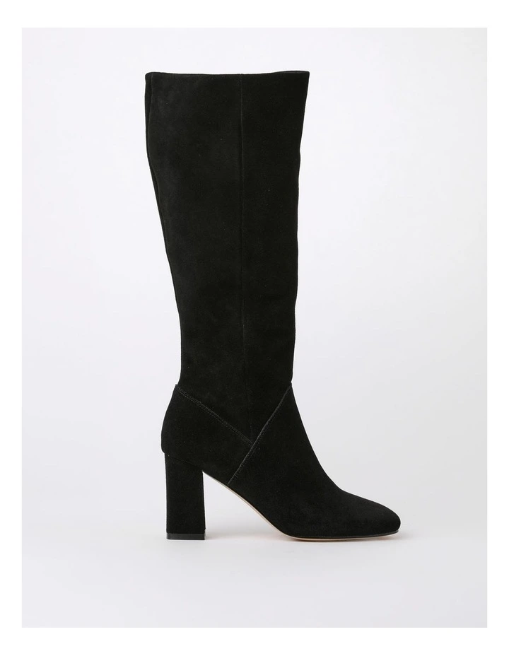 Kyla Boot in Black Suede