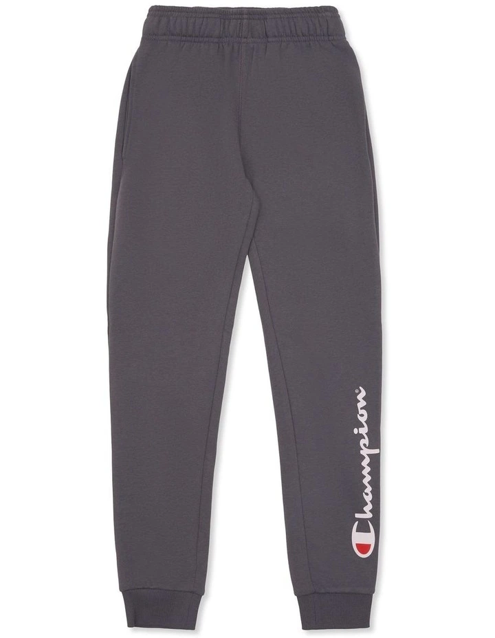 Script Pant in Grey Ocean