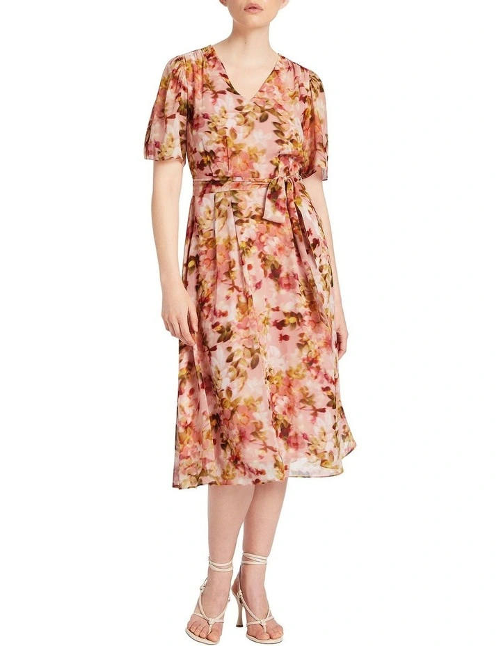Kodi Silk Dress In Multi