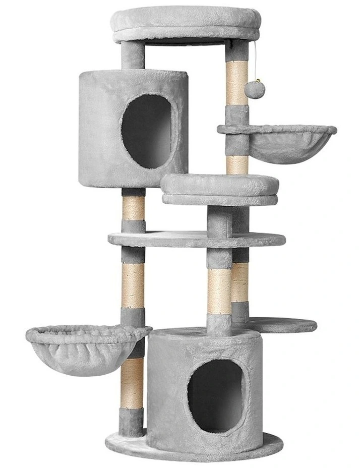 Cat Tree Tower 123cm in Grey