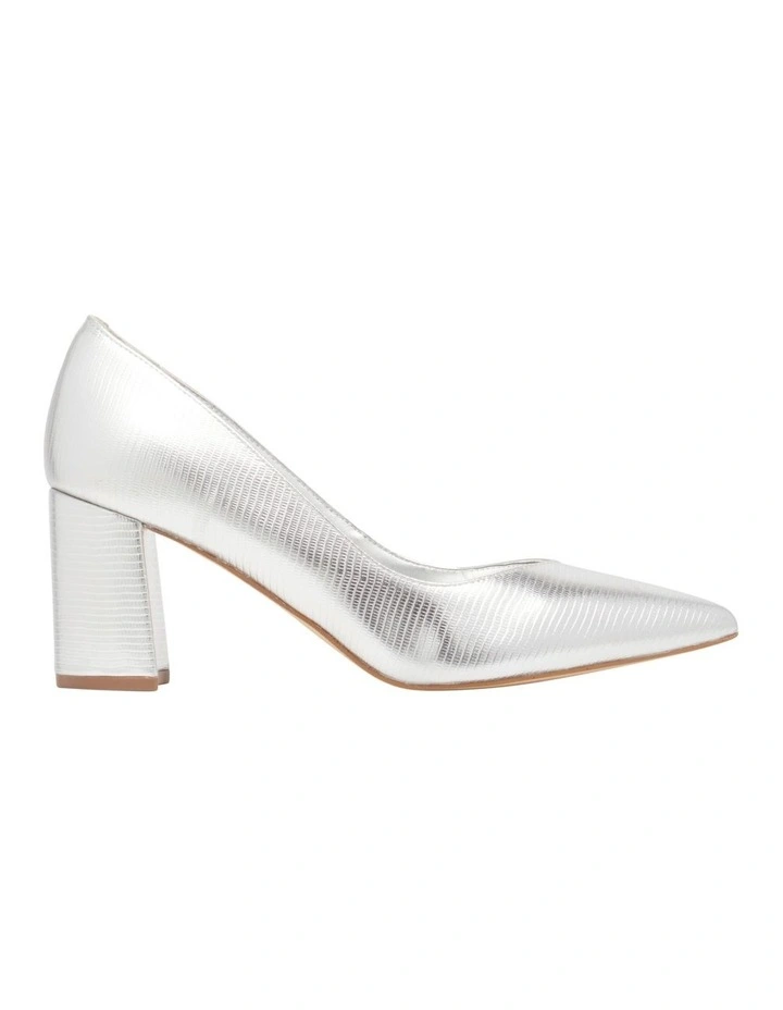 Cate Pump in Silver