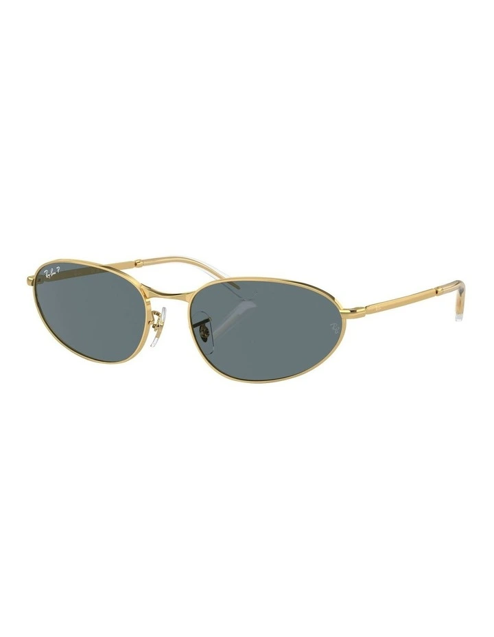 RB3734 Polarised Sunglasses in Gold