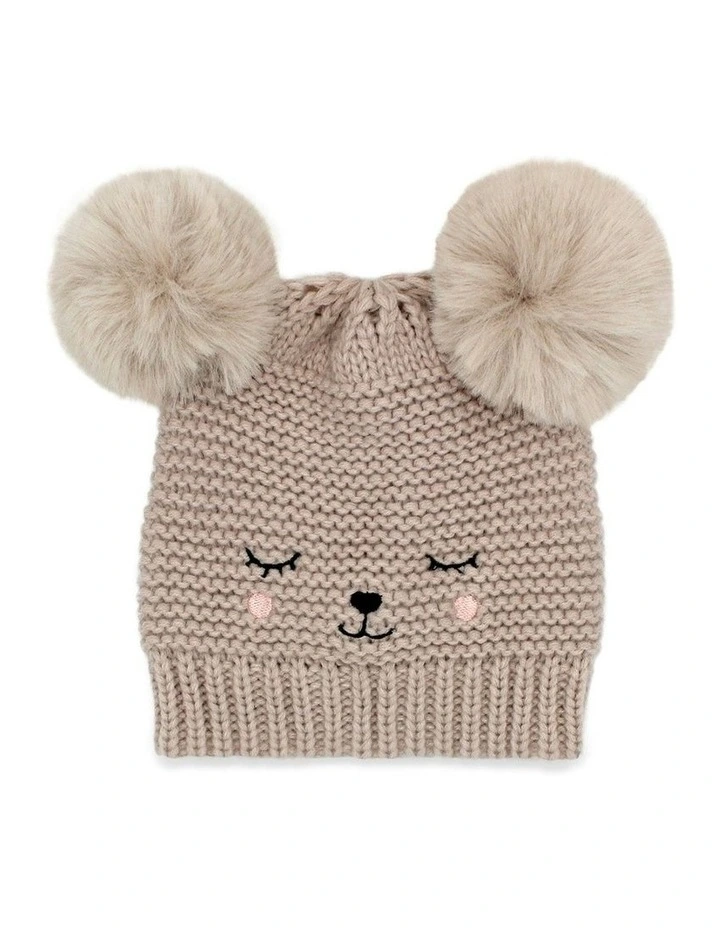Millie Mini Beanie in Beige