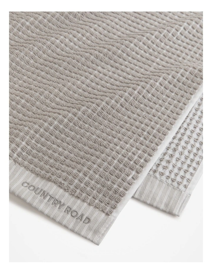 Luma Australian Cotton Bath Sheet in Pale Grey