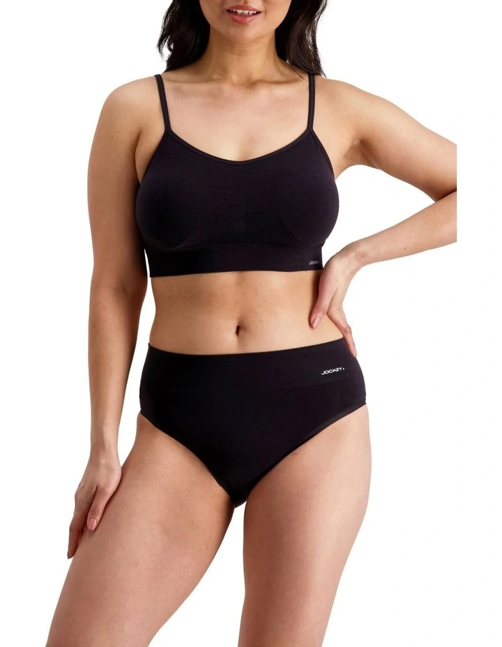 Skimmies Hi Cut Briefs in Black