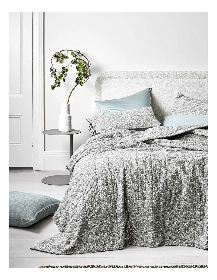 Jaipur Standard Pillowcase in Mist/Feather
