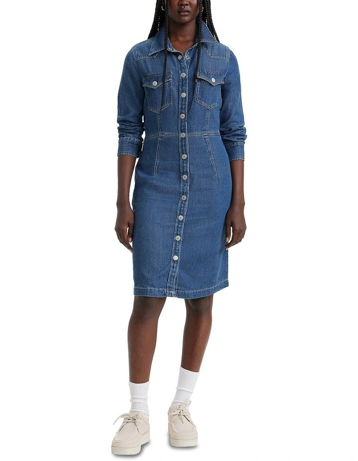 Otto Western Dress in Square Deal