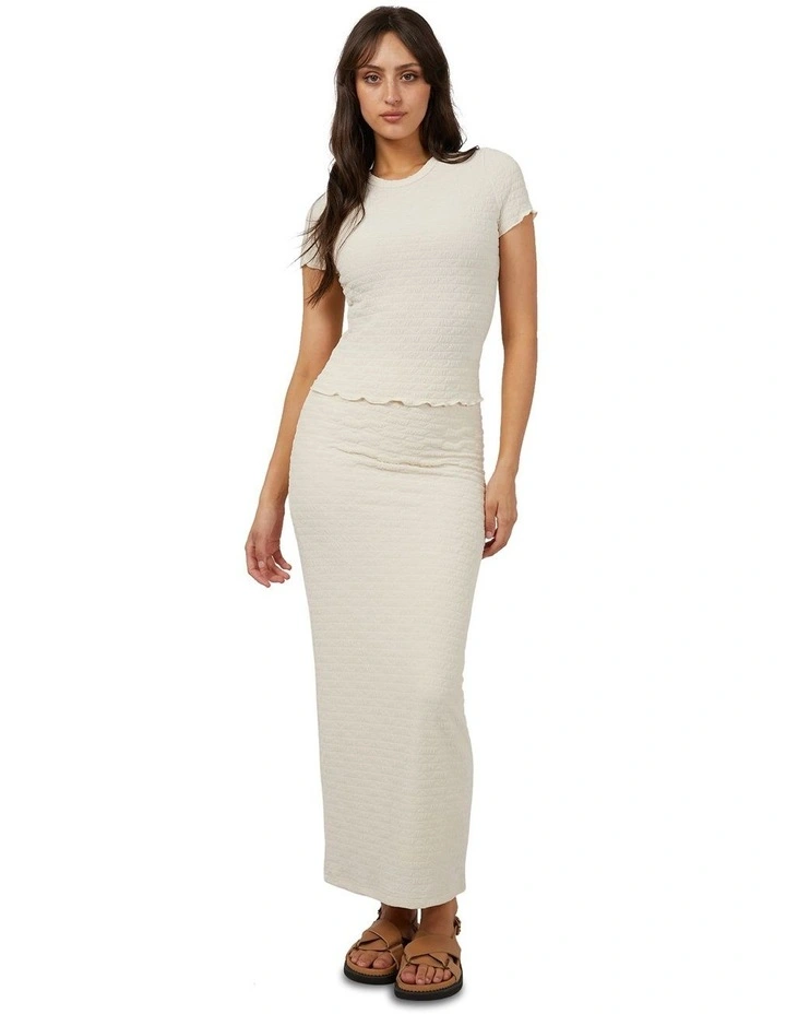 Sophie Maxi Skirt in White