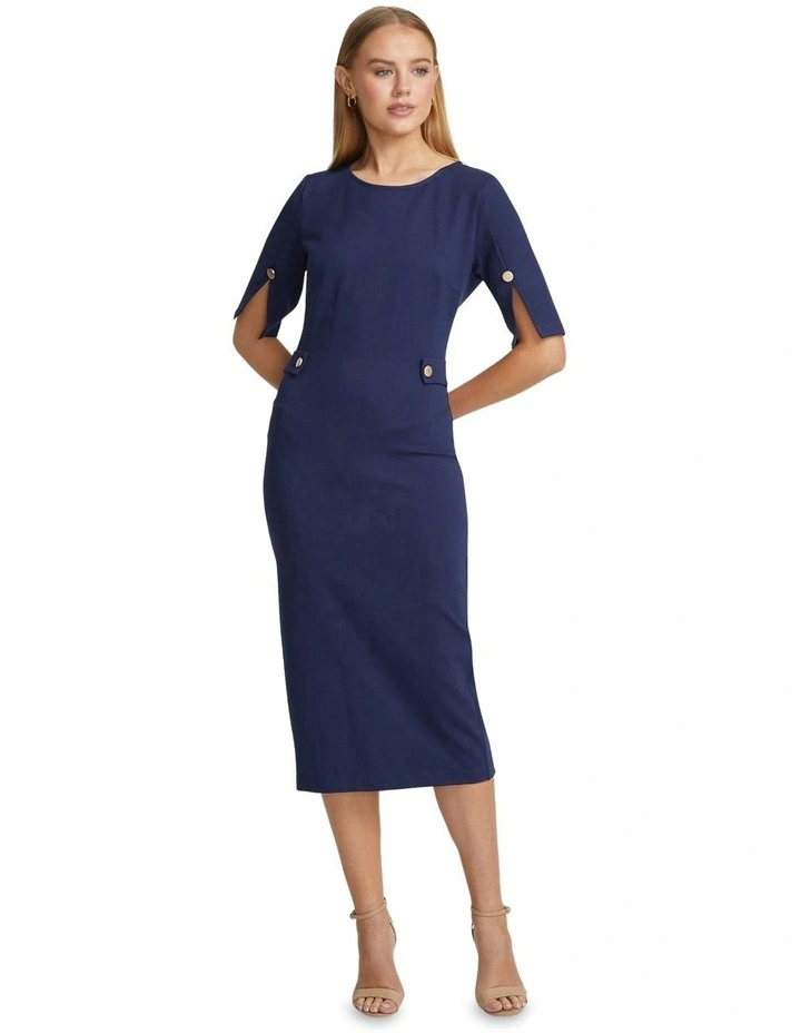 Regina Ponti Dress in Navy