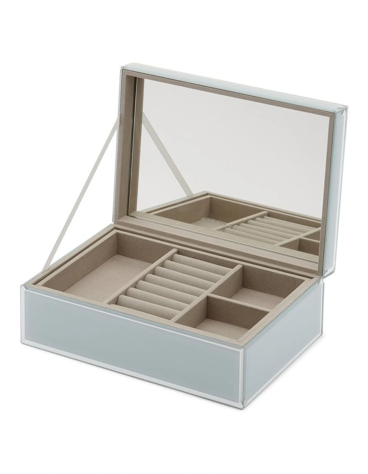SARA Large Jewellery Box in Pale Blue