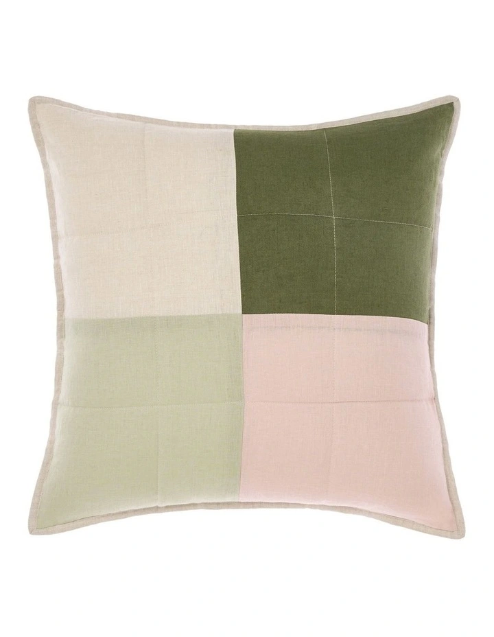 Nimes Patchwork Cushion 48x48cm in Rose