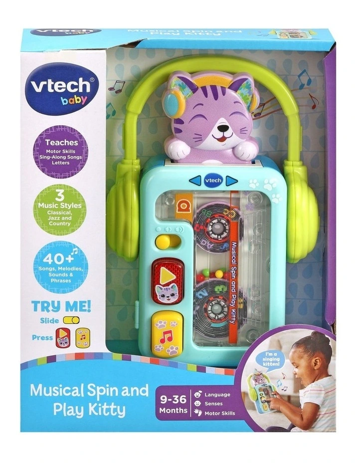 Musical Spin and Play Kitty