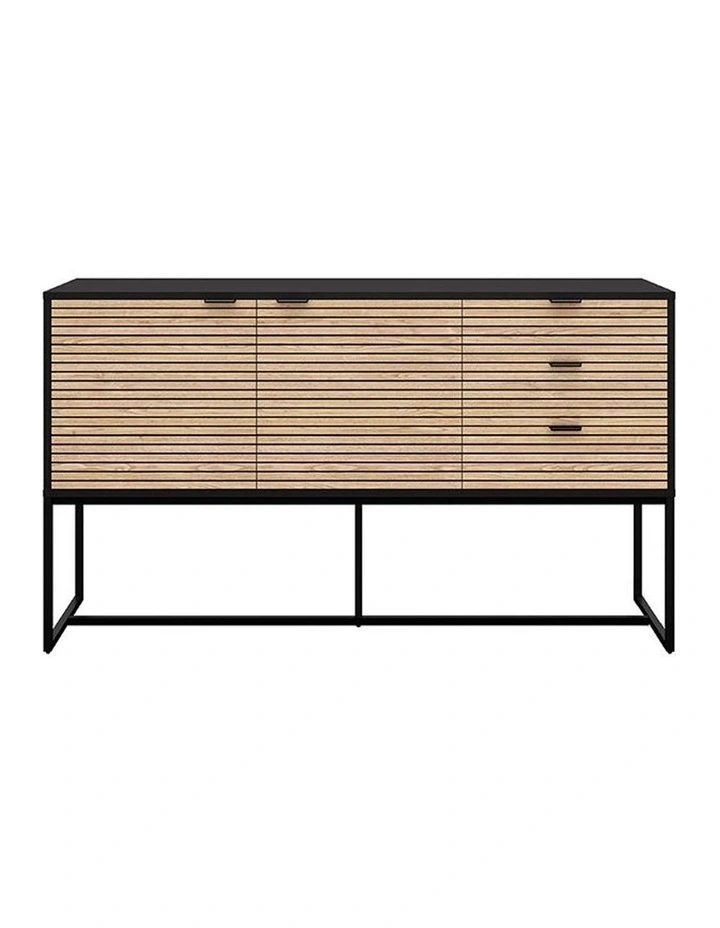 Odence Sideboard 160cm Natural & Black