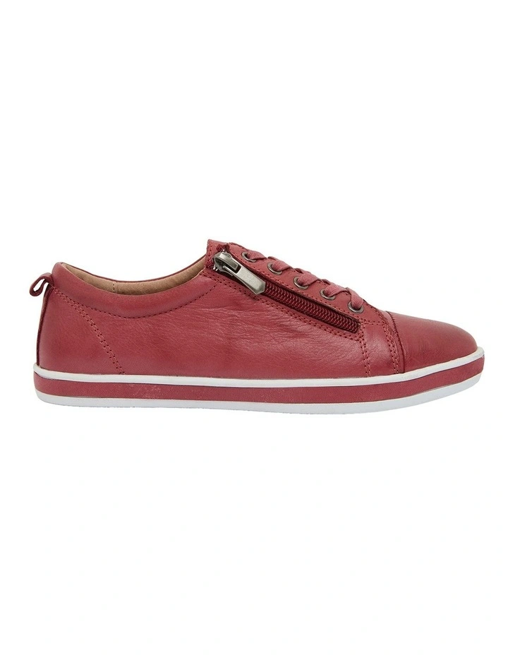 Whisper Sneakers in Red Leather