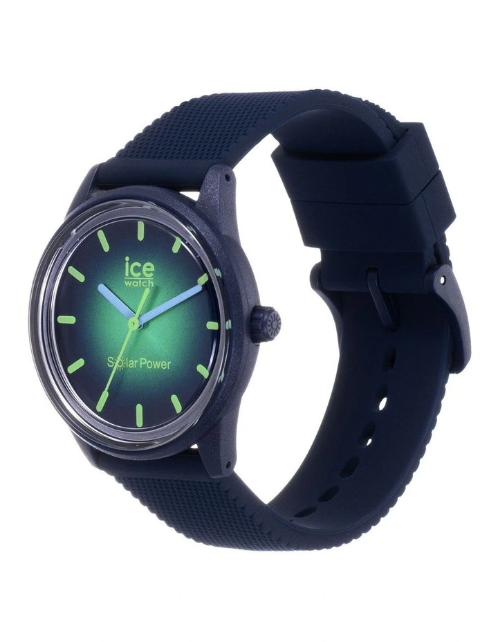 Solar Power Borealis Watch in Black