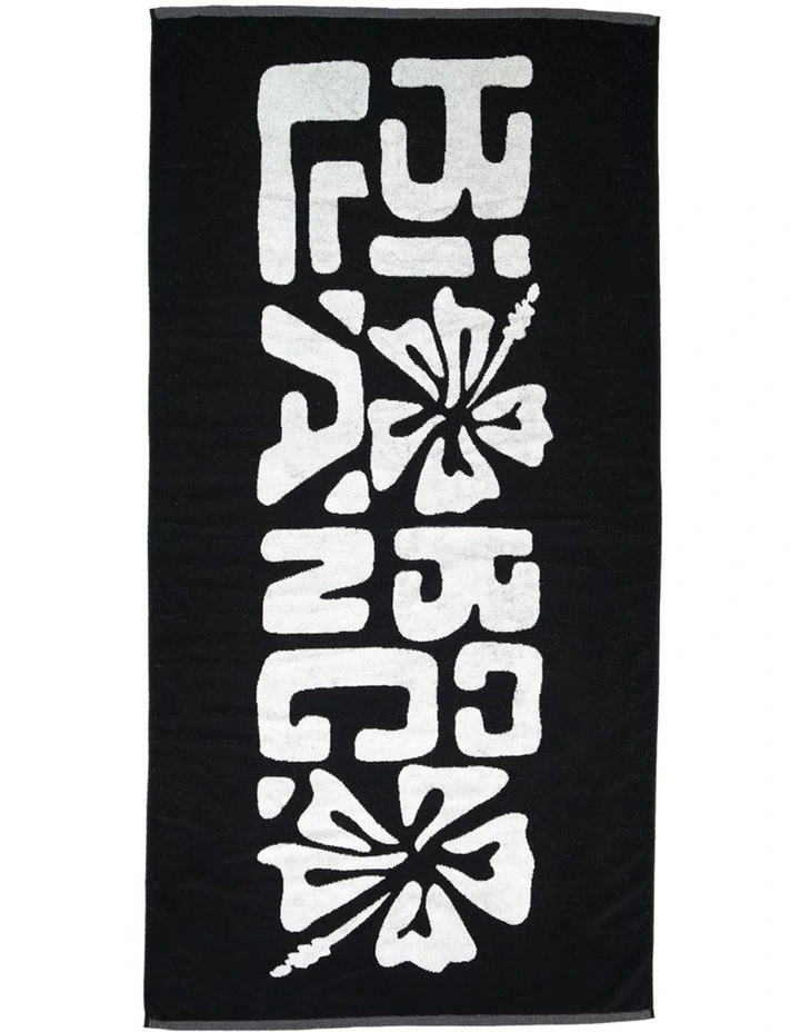 Tiki Towel in Black