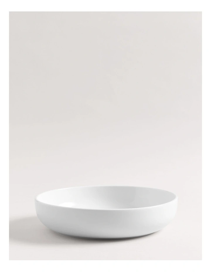 Yarra Shallow Bowl in White