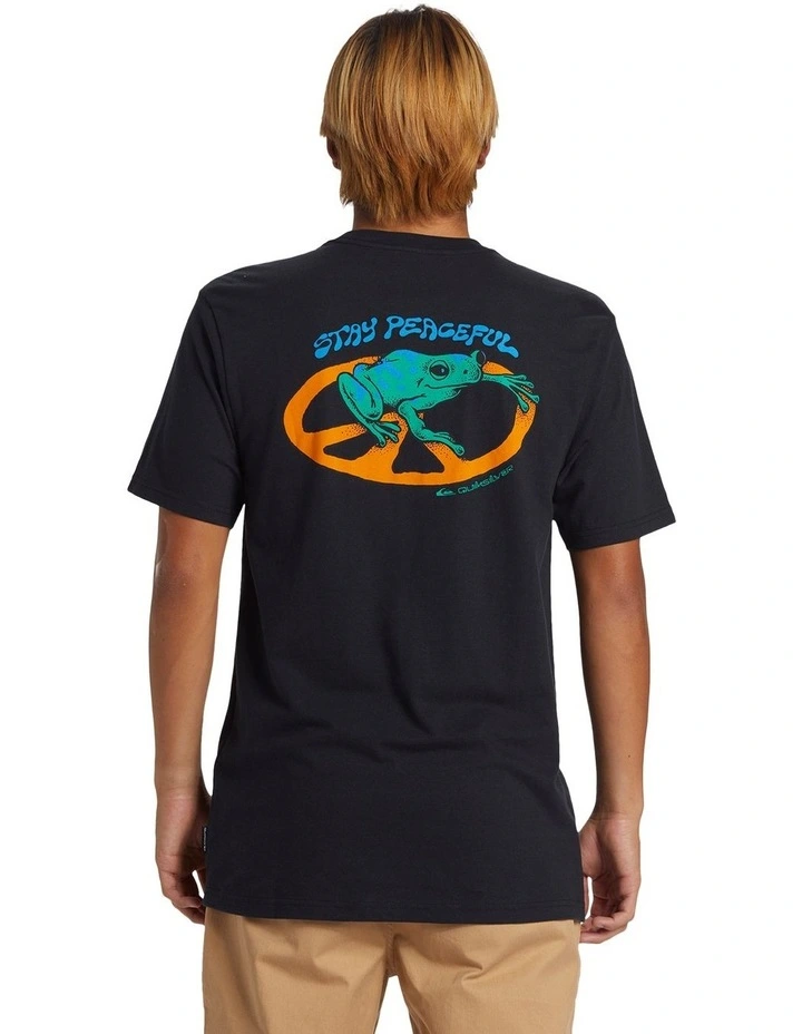 Stay Peaceful T-shirt in Black