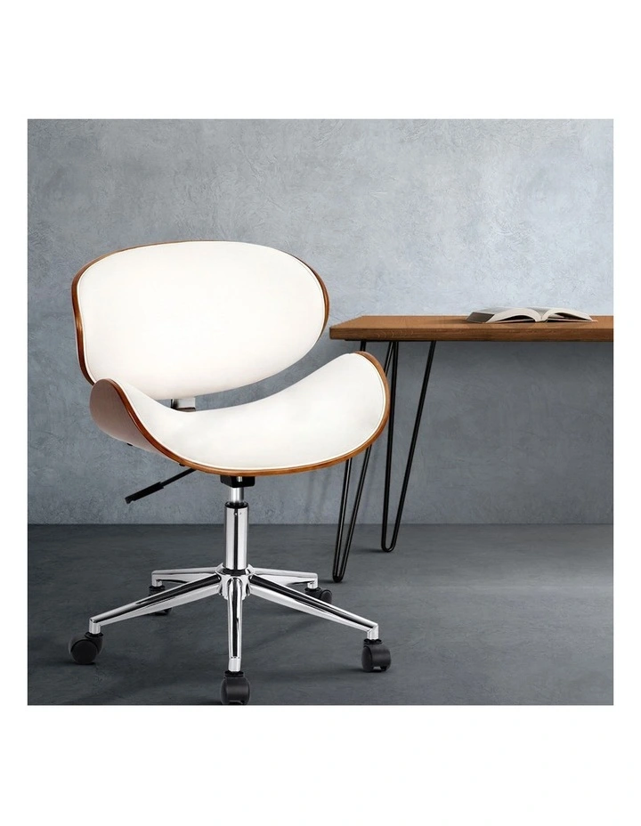 Lacroix Wooden Office Chair in White