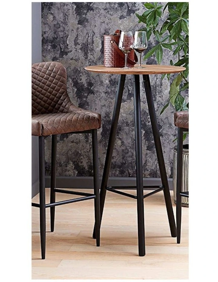 Tajio Bar Table 60cm in Black