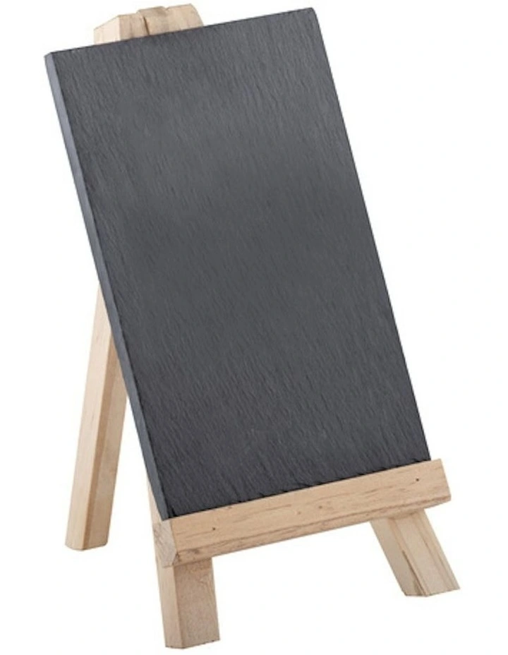 Tuscany Small Slate Chalk Board 2 Pack 9.9x0.4x15cm in Black