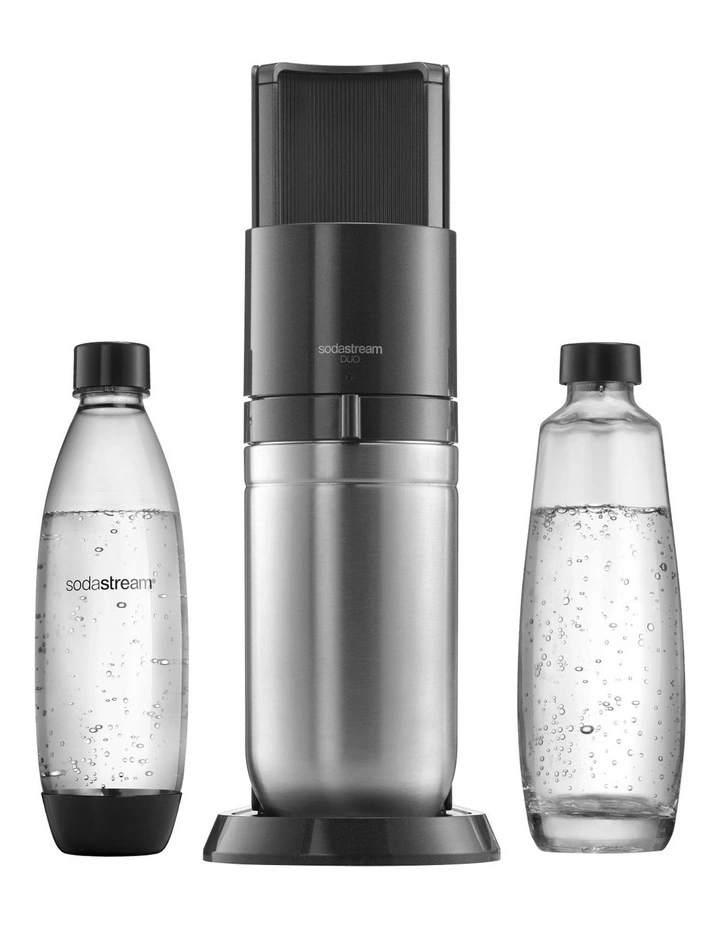 Duo Sparkling Water Machine Metallic Black 1016812611