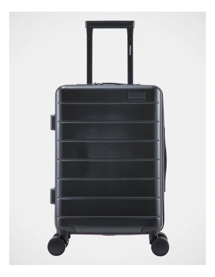 Glide Plus Hard Side Suitcase 55cm in Black