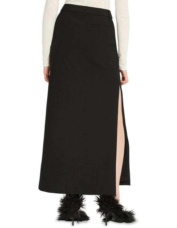Tailored To You Maxi Skirt in Black