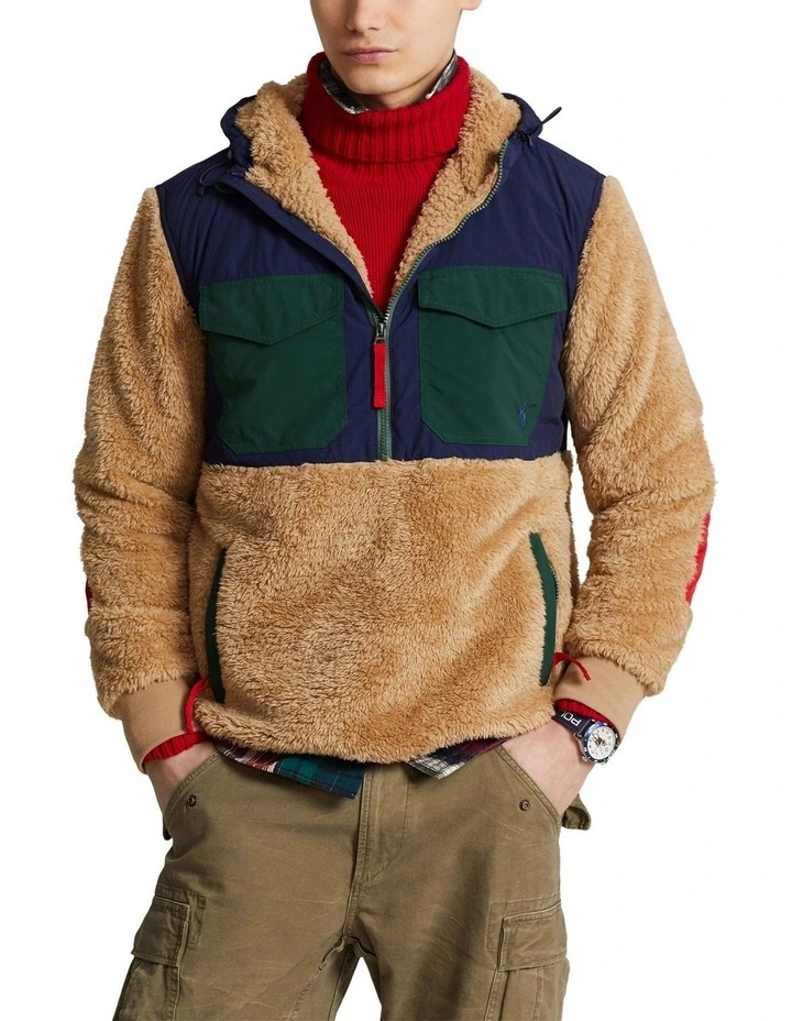 Hybrid Hoodie in Beige